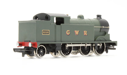 Pre-Owned GWR Unlined Green 0-6-2 Tank '8230' Steam Locomotive