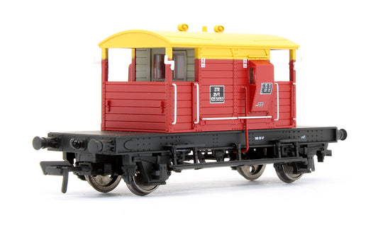 Pre-Owned 38-404Z SR Pill Box Brake Van Satlink Red & Yellow - Exclusive Edition