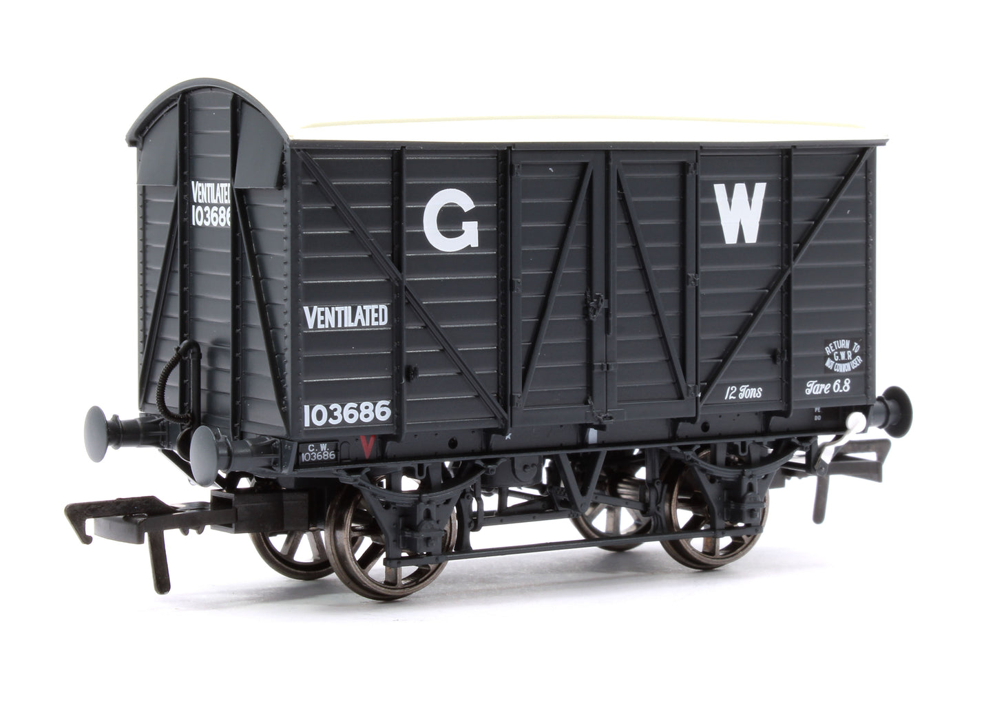 GWR 'Mink A' Dia. V14 No. 103686, GWR grey (16in lettering