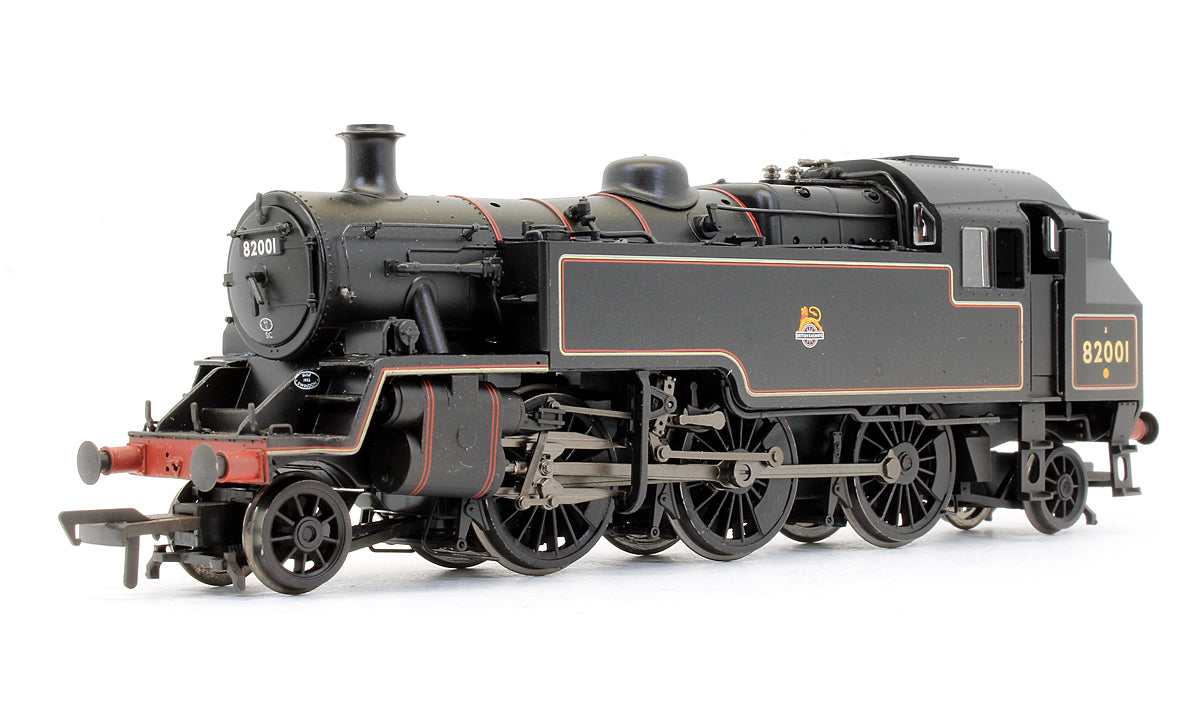 Standard Class 3MT 82001 BR Black Early Emblem Steam Locomotive (Weathered)