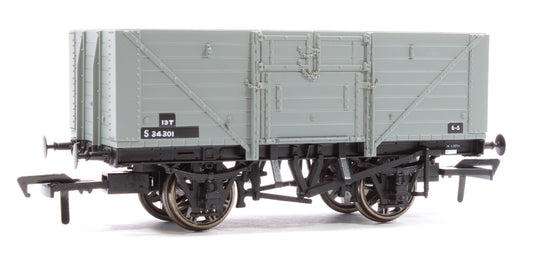 Southern Railway 8 Plank Open Wagon D1379 No.S34301, BR Grey