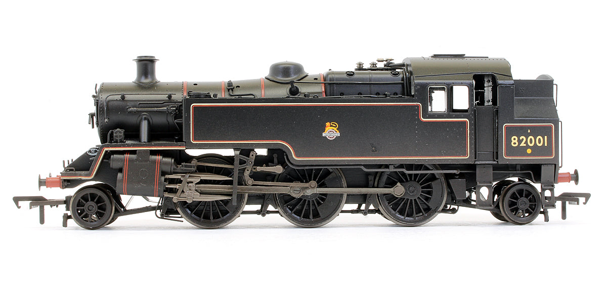 Pre-Owned 31-979A Standard Class 3MT 82001 BR Black Early Emblem Steam Locomotive (Weathered) - DCC Fitted