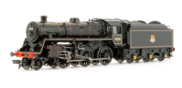 Pre-Owned Standard Class 4MT 2-6-0 '76058' BR Black Early Emblem Steam Locomotive