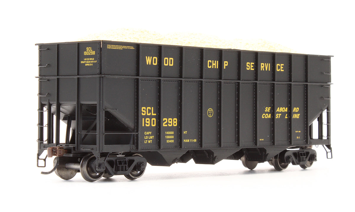 Pre-Owned ATH76575 Set Of 4 Seaboard Coast Line 40' Woodchip Hoppers