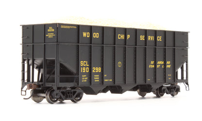 Pre-Owned ATH76575 Set Of 4 Seaboard Coast Line 40' Woodchip Hoppers