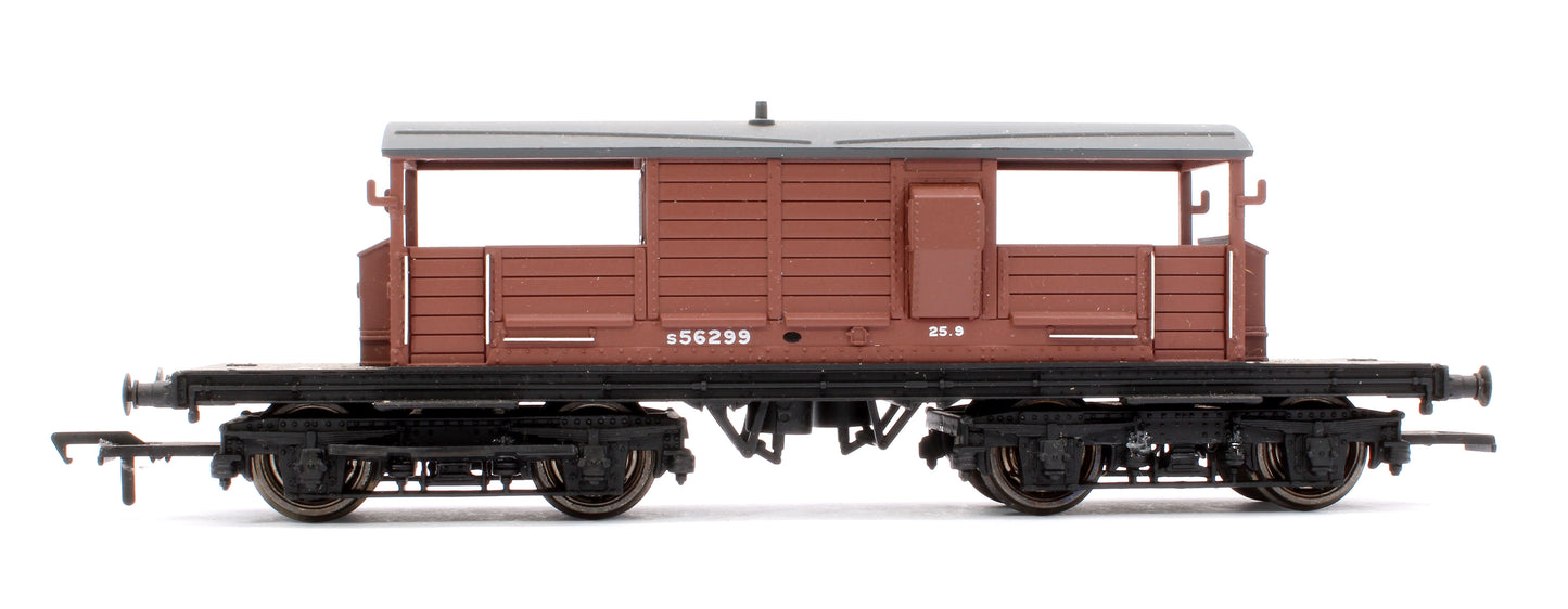 Pre-Owned 25T Queen Mary Brake Van BR Bauxite No.S56299