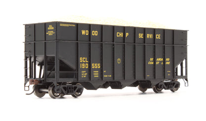 Pre-Owned ATH76575 Set Of 4 Seaboard Coast Line 40' Woodchip Hoppers