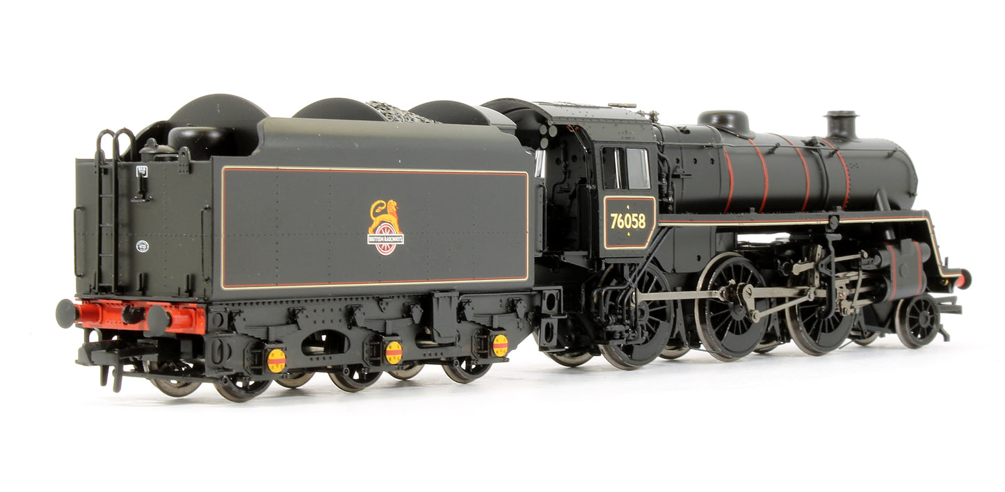 Pre-Owned Standard Class 4MT 2-6-0 '76058' BR Black Early Emblem Steam Locomotive