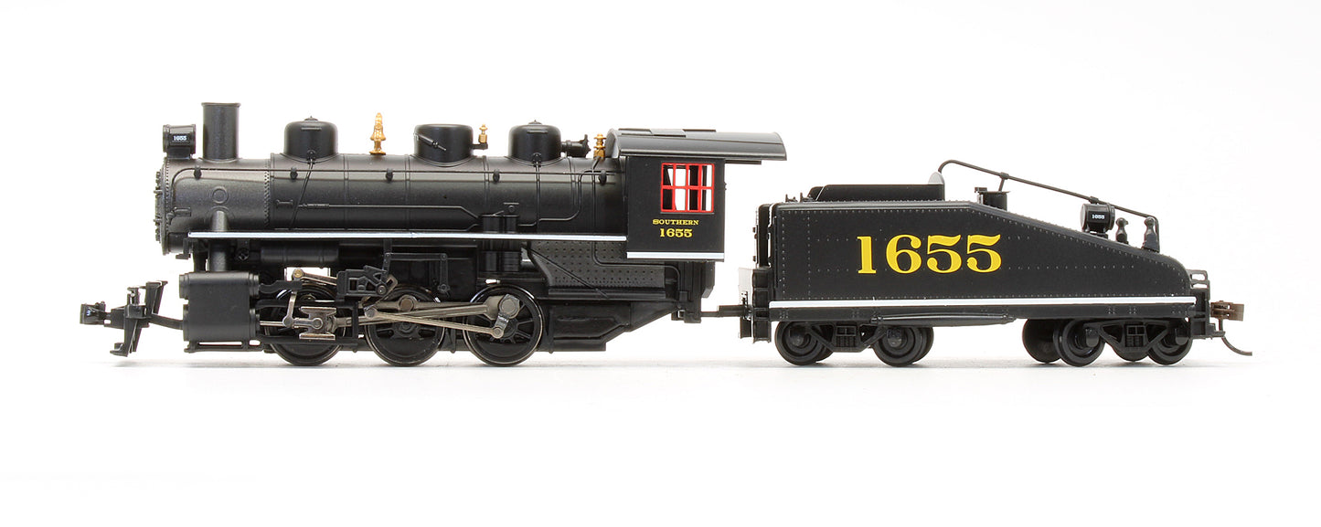 Pre-Owned USRA 0-6-0 & Slope Tender - Southern #1655 Steam Locomotive - DCC Fitted