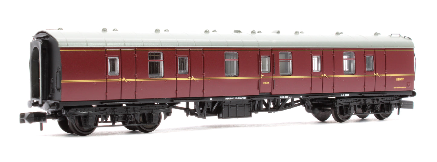 BR Mk1 BG Brake Gangwayed BR Maroon No. E81497