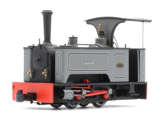 986501 Sirdar Class 0-4-0 Kerr, Stuart & Co. Long-Tank 'Diana’ Lined Grey (As Preserved) Steam Locomotive - DCC Fitted