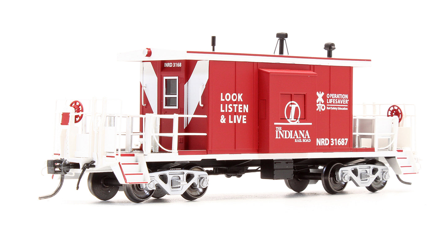 Pre-Owned 31150 Short Body Bay Window Caboose Indiana Rail Road - Road #31687