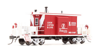 Pre-Owned 31150 Short Body Bay Window Caboose Indiana Rail Road - Road #31687