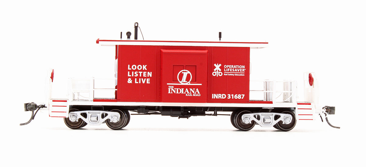 Pre-Owned 31150 Short Body Bay Window Caboose Indiana Rail Road - Road #31687