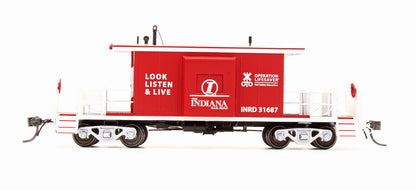 Pre-Owned 31150 Short Body Bay Window Caboose Indiana Rail Road - Road #31687