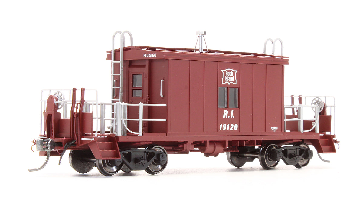 Pre-Owned 35020 Transfer Caboose With Running Boards Rock Island - Road #19120
