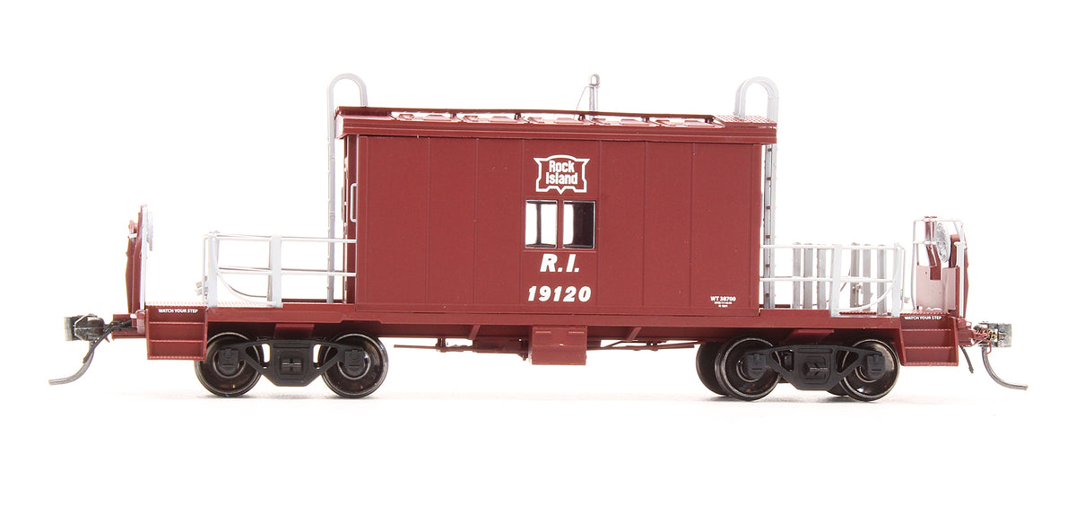 Pre-Owned 35020 Transfer Caboose With Running Boards Rock Island - Road #19120