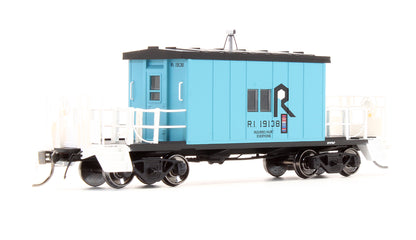 Pre-Owned 34360 Transfer Caboose Short Roof Rock Island Blue - Road #19138
