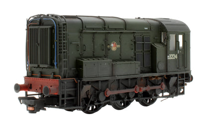 Pre-Owned 35-901SFX Class 08 D3785 BR Green (Late Crest) Diesel Locomotive - Custom Weathered - Deluxe DCC Sound