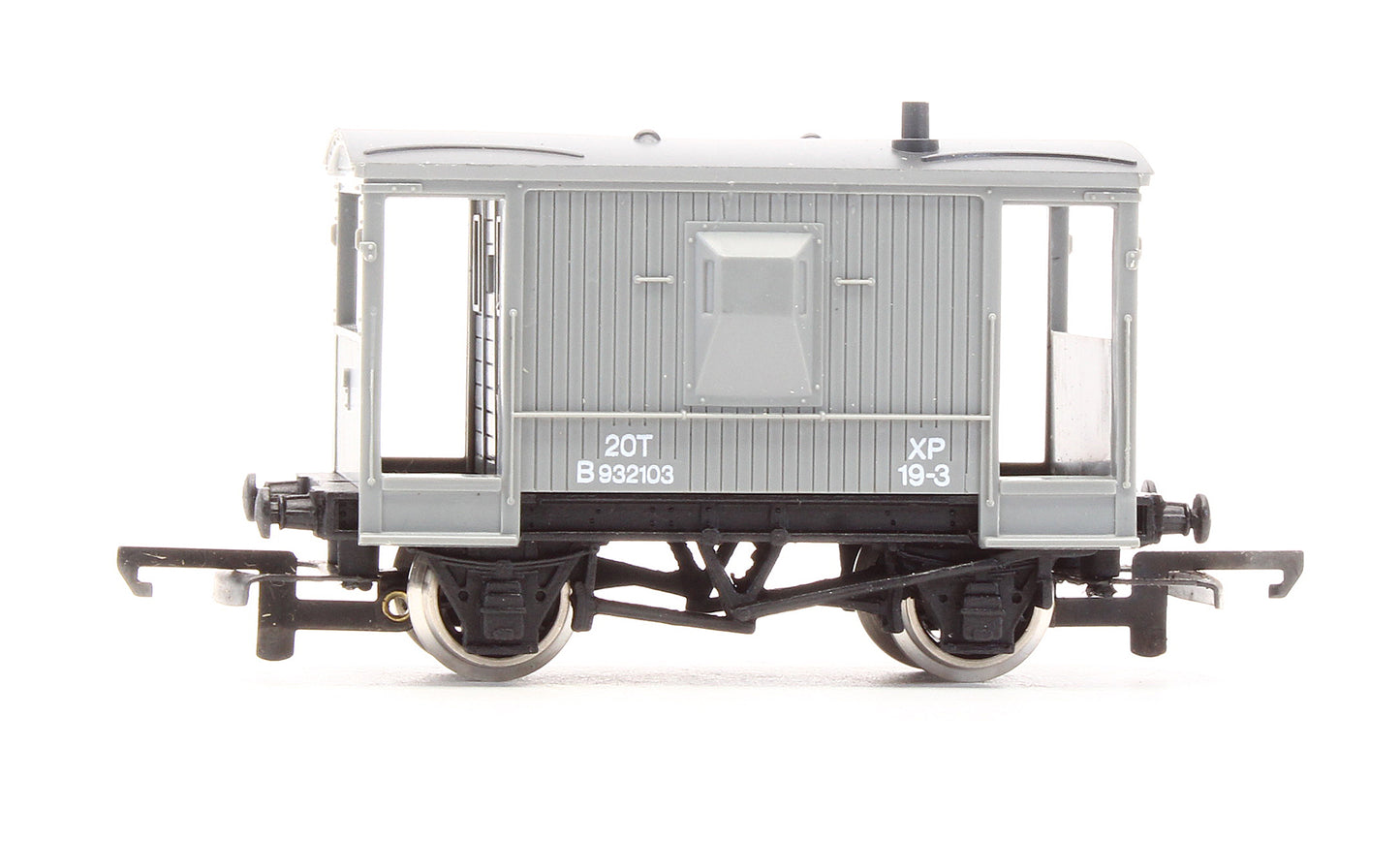 Pre-Owned W5099A Brake Van S.W.B. BR Grey 'B932103'