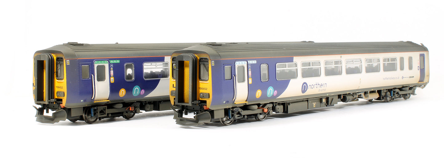 Pre-Owned Class 156 Northern White Livery 2 Car DMU (Weathered)