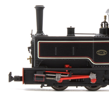 986503 Sirdar Class 0-4-0 Kerr, Stuart & Co. Long-Tank Lined Black Steam Locomotive - DCC Fitted