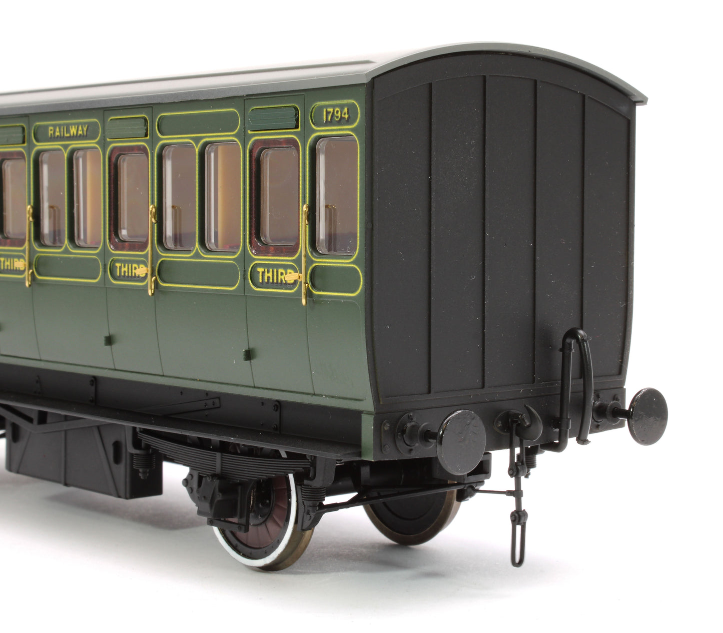 Stroudley 4 Wheel Electrically Lit 3rdSouthern Lined Green 1794 - DCC & Light Bar Fitted