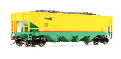 Pre-Owned RND88183 Set Of 3 Peabody 4-Bay Open Hopper Cars