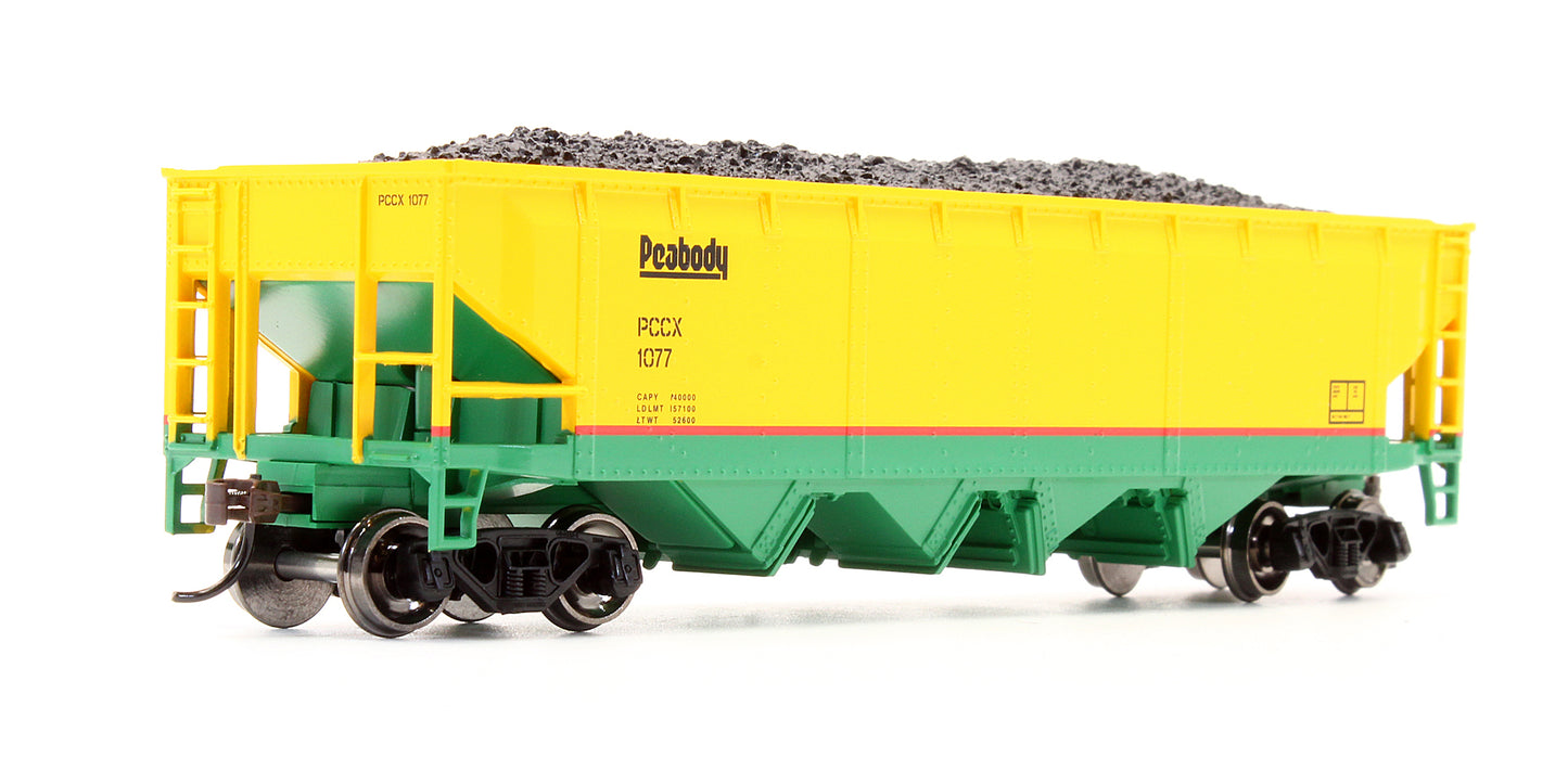 Pre-Owned RND88183 Set Of 3 Peabody 4-Bay Open Hopper Cars