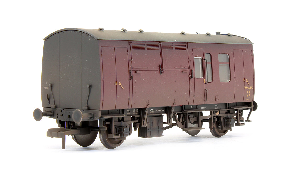 Pre-Owned BR MK1 Horse Box Maroon (WR) - Custom Weathered - Exclusive Edition