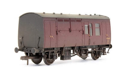 Pre-Owned BR MK1 Horse Box Maroon (WR) - Custom Weathered - Exclusive Edition