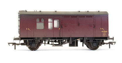 Pre-Owned BR MK1 Horse Box Maroon (WR) - Custom Weathered - Exclusive Edition