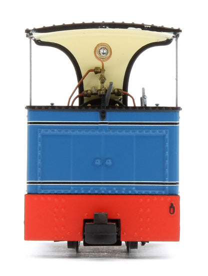 986504 Sirdar Class 0-4-0 Kerr, Stuart & Co. Long-Tank Lined Blue Steam Locomotive - DCC Fitted