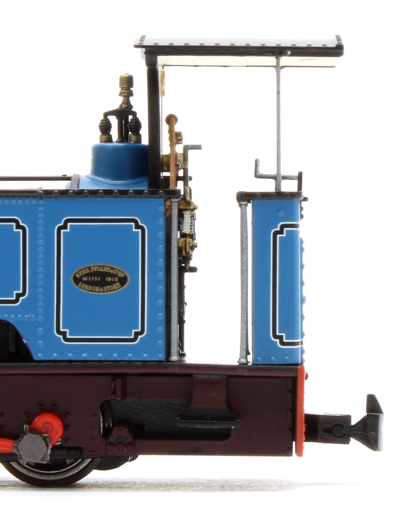 986504 Sirdar Class 0-4-0 Kerr, Stuart & Co. Long-Tank Lined Blue Steam Locomotive - DCC Fitted