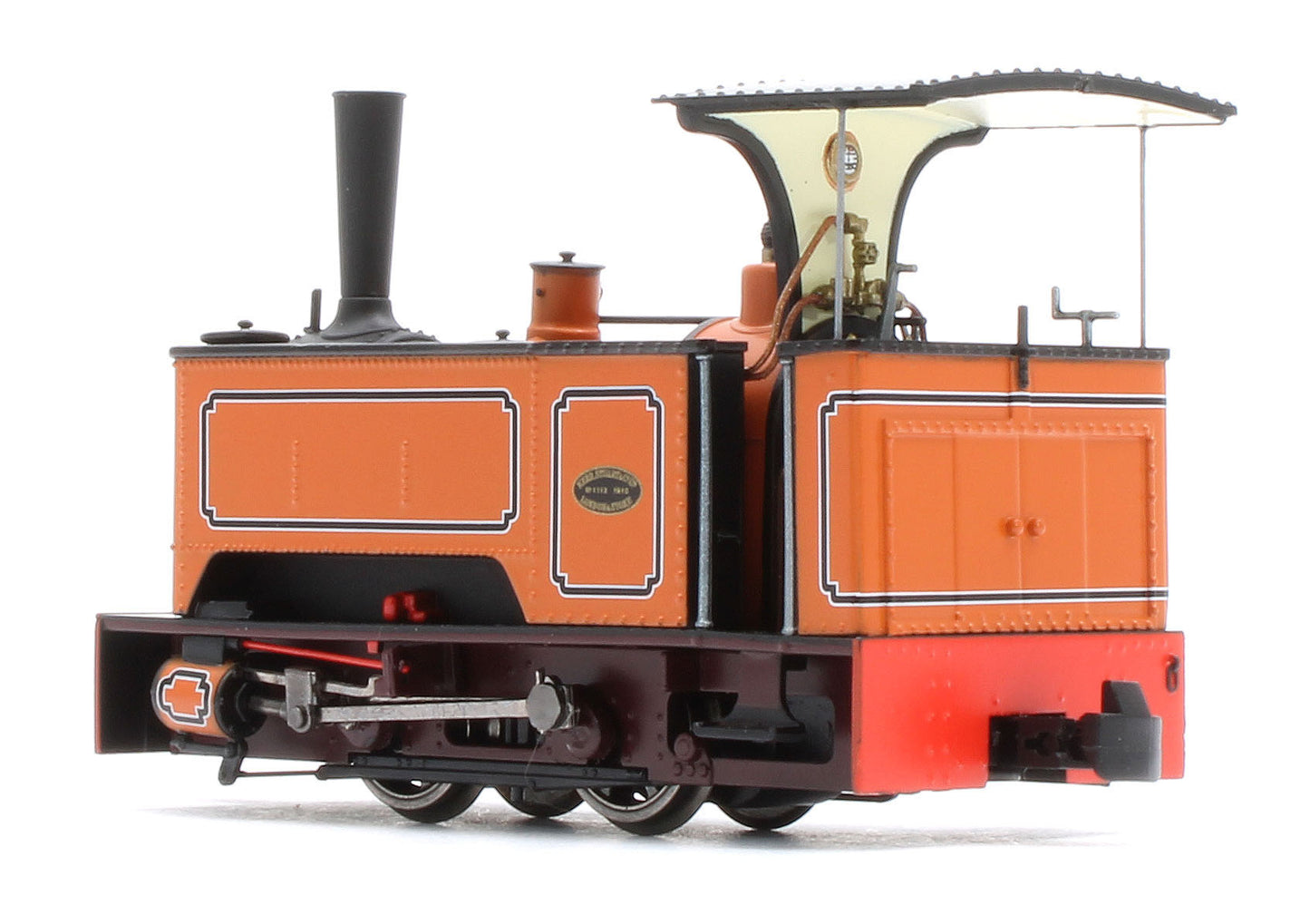 986505 Sirdar Class 0-4-0 Kerr, Stuart & Co. Long-Tank Lined Burnt Orange Steam Locomotive - DCC Fitted