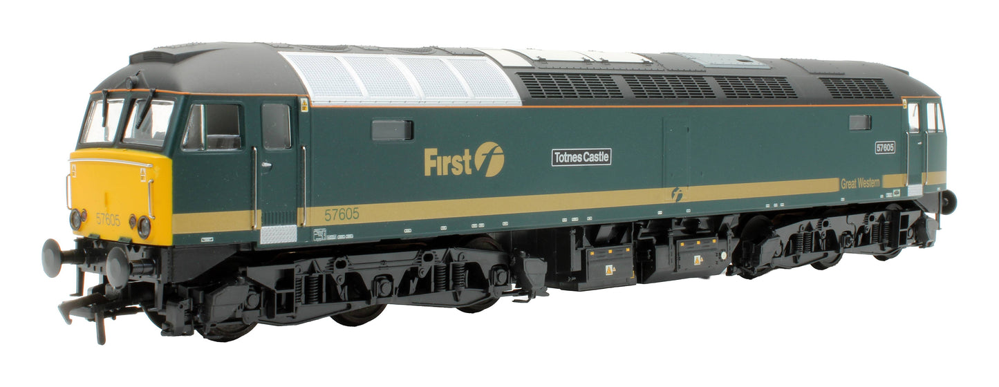 Pre-Owned 5705 Class 57/3 diesel 57605 "Totnes Castle' in First Great Western livery Diesel Locomotive