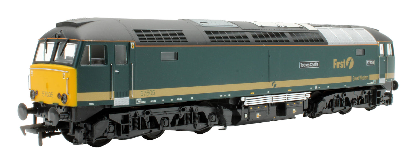 Pre-Owned 5705 Class 57/3 diesel 57605 "Totnes Castle' in First Great Western livery Diesel Locomotive