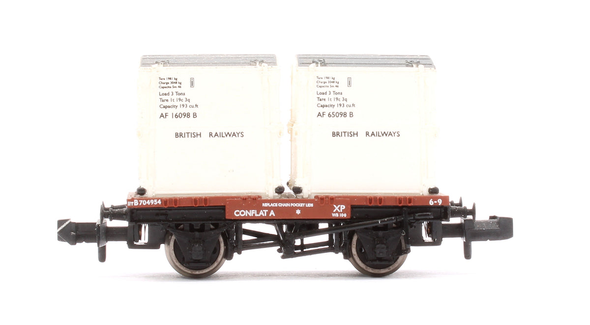 Pre-Owned BR Insulated White Conflat with Two AF Containers