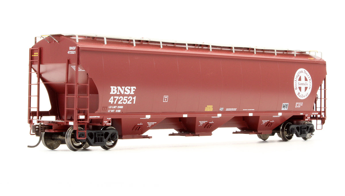 Pre-Owned BNSF Trinity 5161 cu. ft. Covered Hopper 12 Course - Road #472521