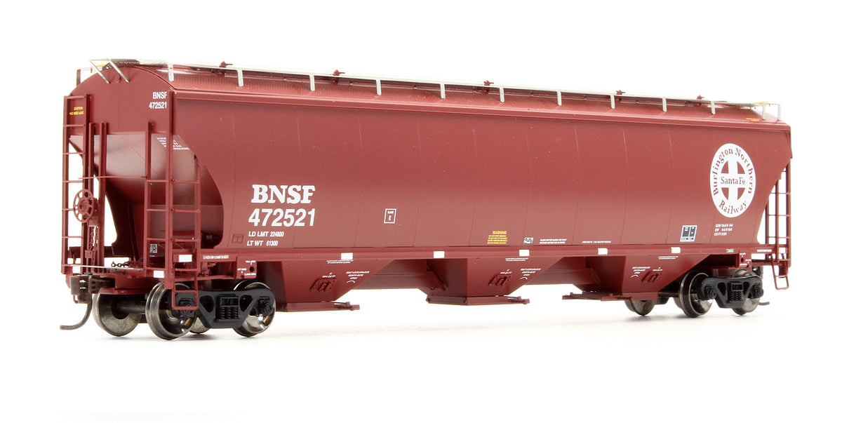 Pre-Owned BNSF Trinity 5161 cu. ft. Covered Hopper 12 Course - Road #472521