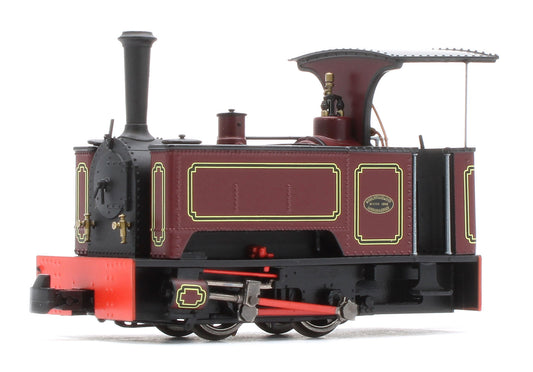 986506 Sirdar Class 0-4-0 Kerr, Stuart & Co. Long-Tank Lined Maroon Steam Locomotive - DCC Fitted