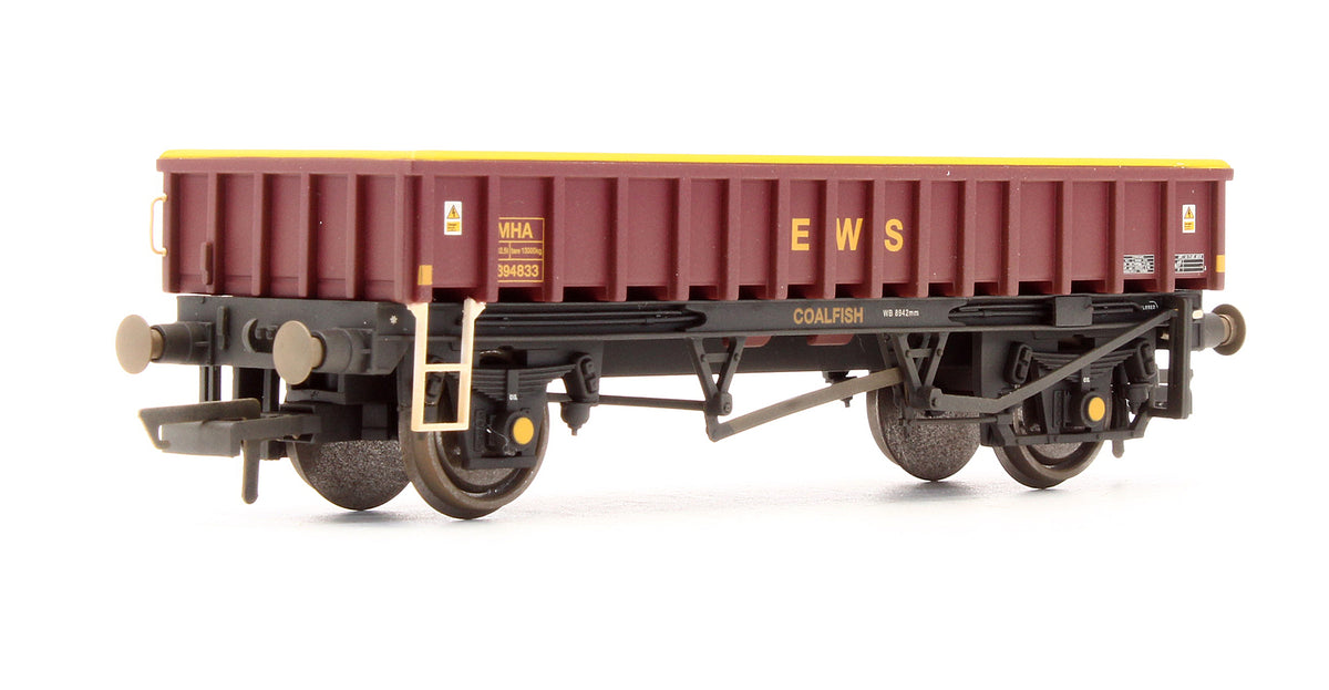 Pre-Owned R6225A Set Of 3 - 2 Axle Box Open Wagons Coalfish (MHA) - Weathered