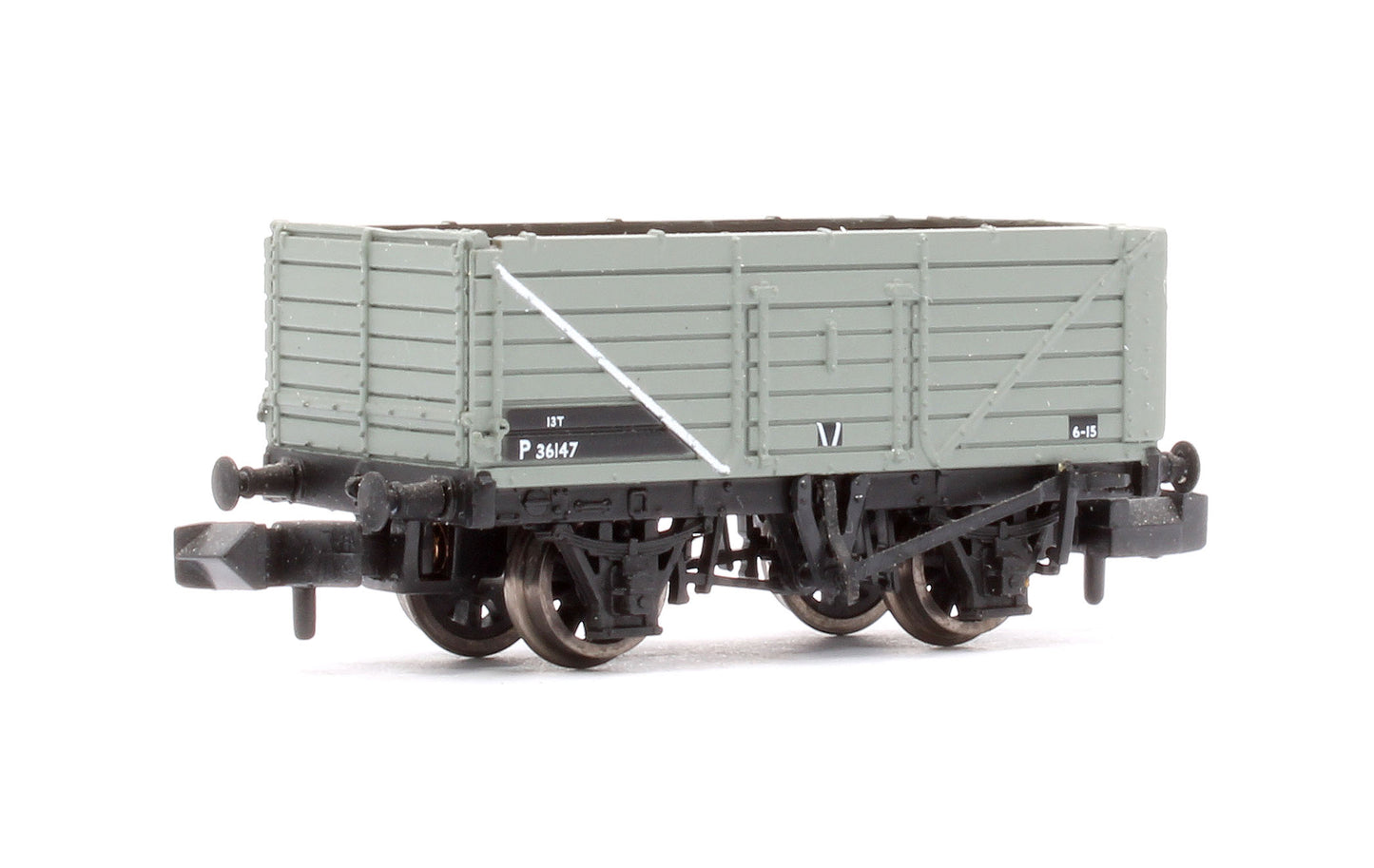 Pre-Owned 377-78A BR Grey 13T 7 Plank End Door Wagon No.P36147