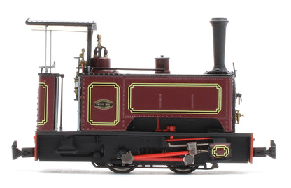 986506 Sirdar Class 0-4-0 Kerr, Stuart & Co. Long-Tank Lined Maroon Steam Locomotive - DCC Fitted