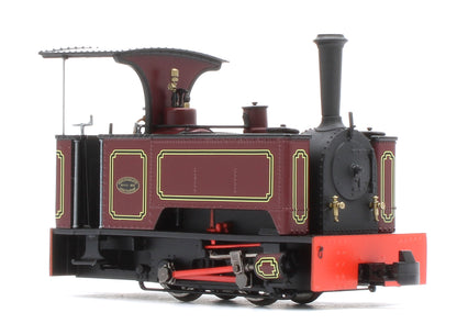 986506 Sirdar Class 0-4-0 Kerr, Stuart & Co. Long-Tank Lined Maroon Steam Locomotive - DCC Fitted