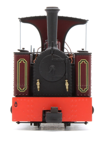 986006 Sirdar Class 0-4-0 Kerr, Stuart & Co. Long-Tank Lined Maroon Steam Locomotive