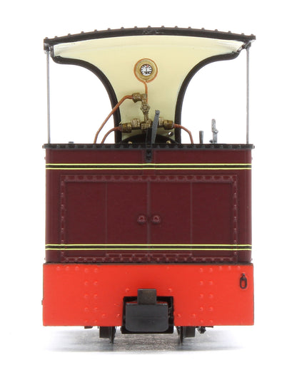 986506 Sirdar Class 0-4-0 Kerr, Stuart & Co. Long-Tank Lined Maroon Steam Locomotive - DCC Fitted