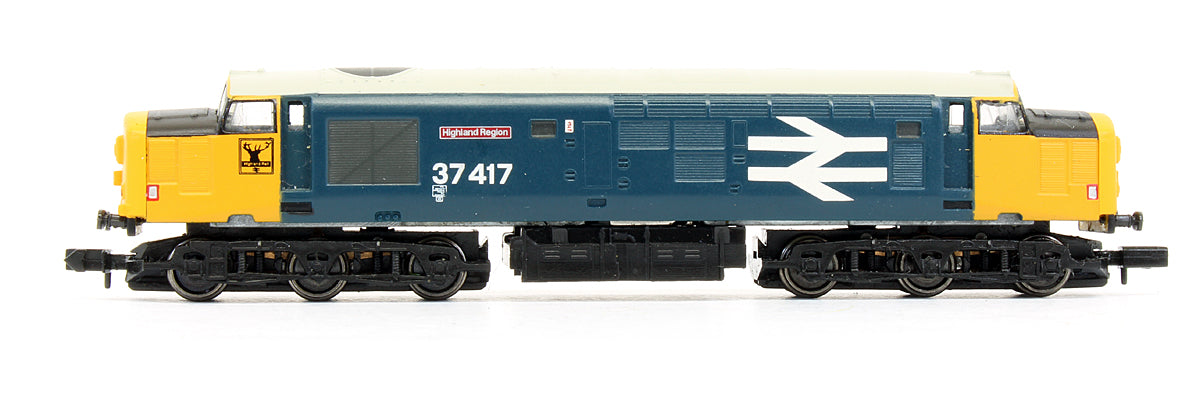 Pre-Owned Class 37417 'Highland Region' BR Blue Large Logo Diesel Locomotive