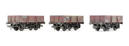 Pre-Owned Set Of 3 China Clay Wagons Departmental - Weathered - Exclusive Edition