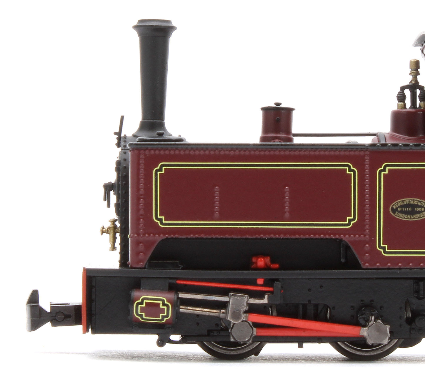 986006 Sirdar Class 0-4-0 Kerr, Stuart & Co. Long-Tank Lined Maroon Steam Locomotive